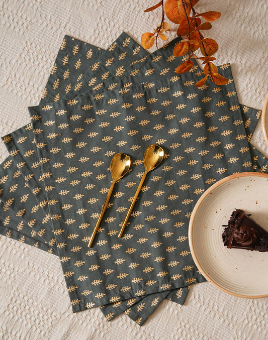 Set Of 6 - 12" Cocktail Napkins For Diwali / Rakhi / Housewarming / Gifting