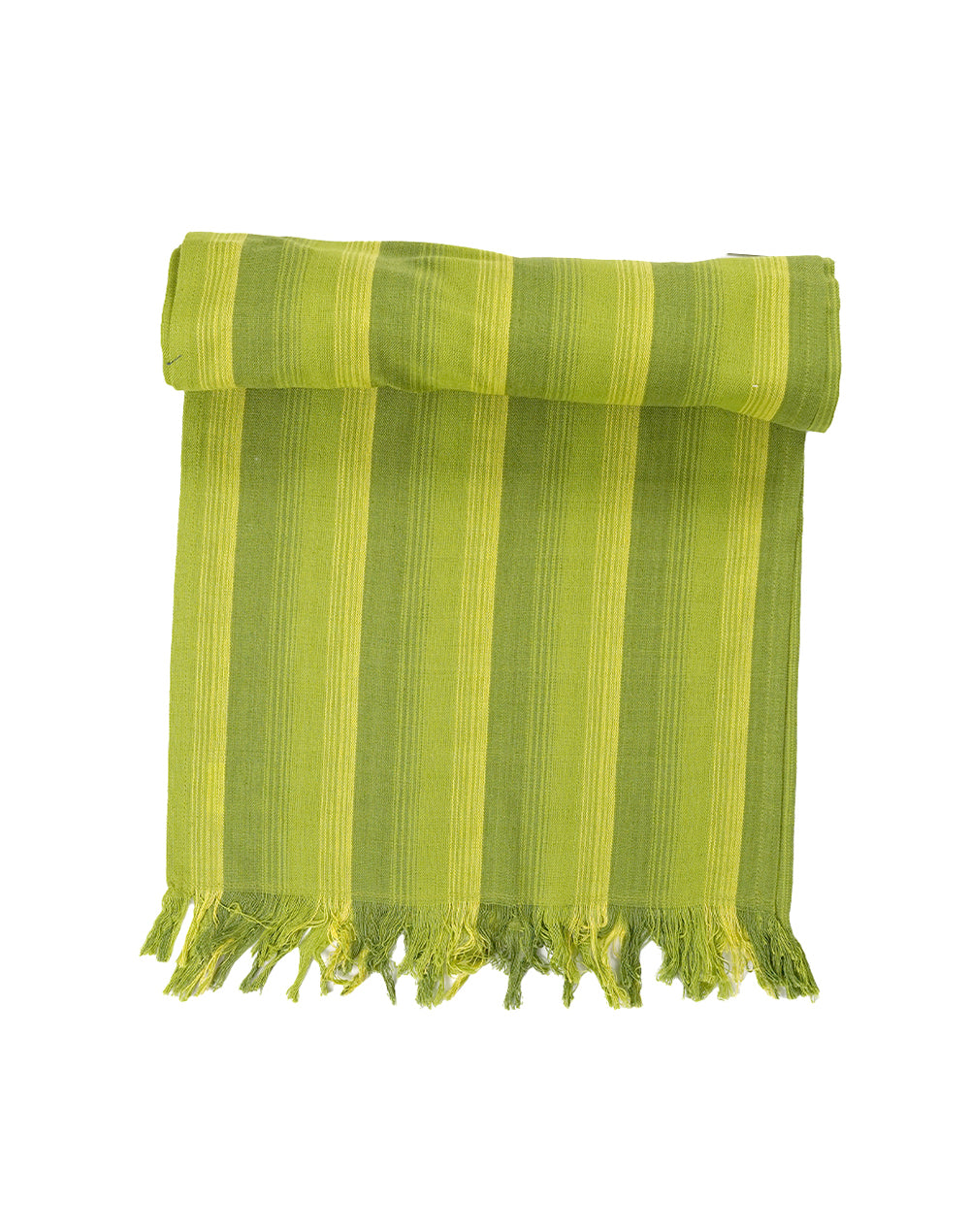 Shades Of Green Cotton Table Runner