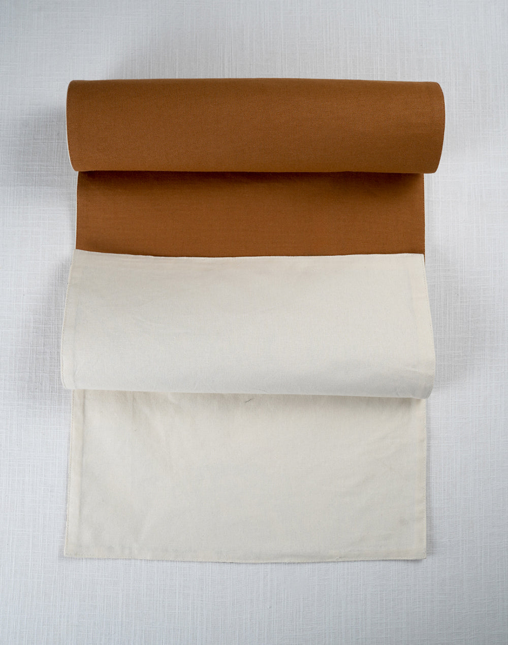 Brown Gold Printed Decorative Table Runner