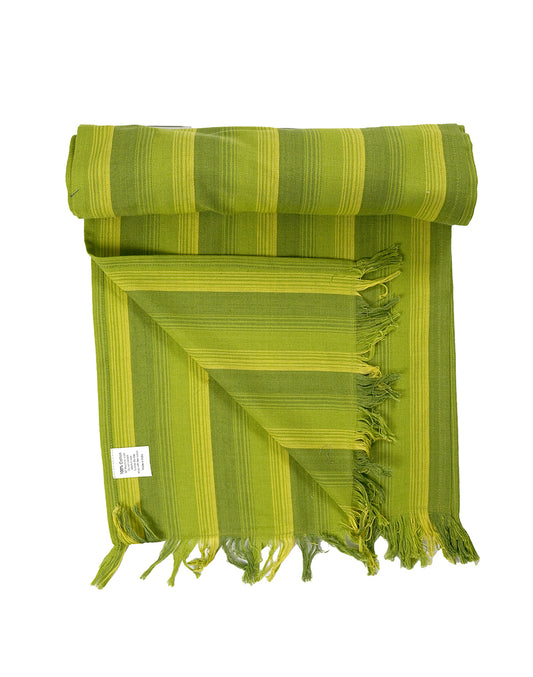 Shades Of Green Cotton Table Runner