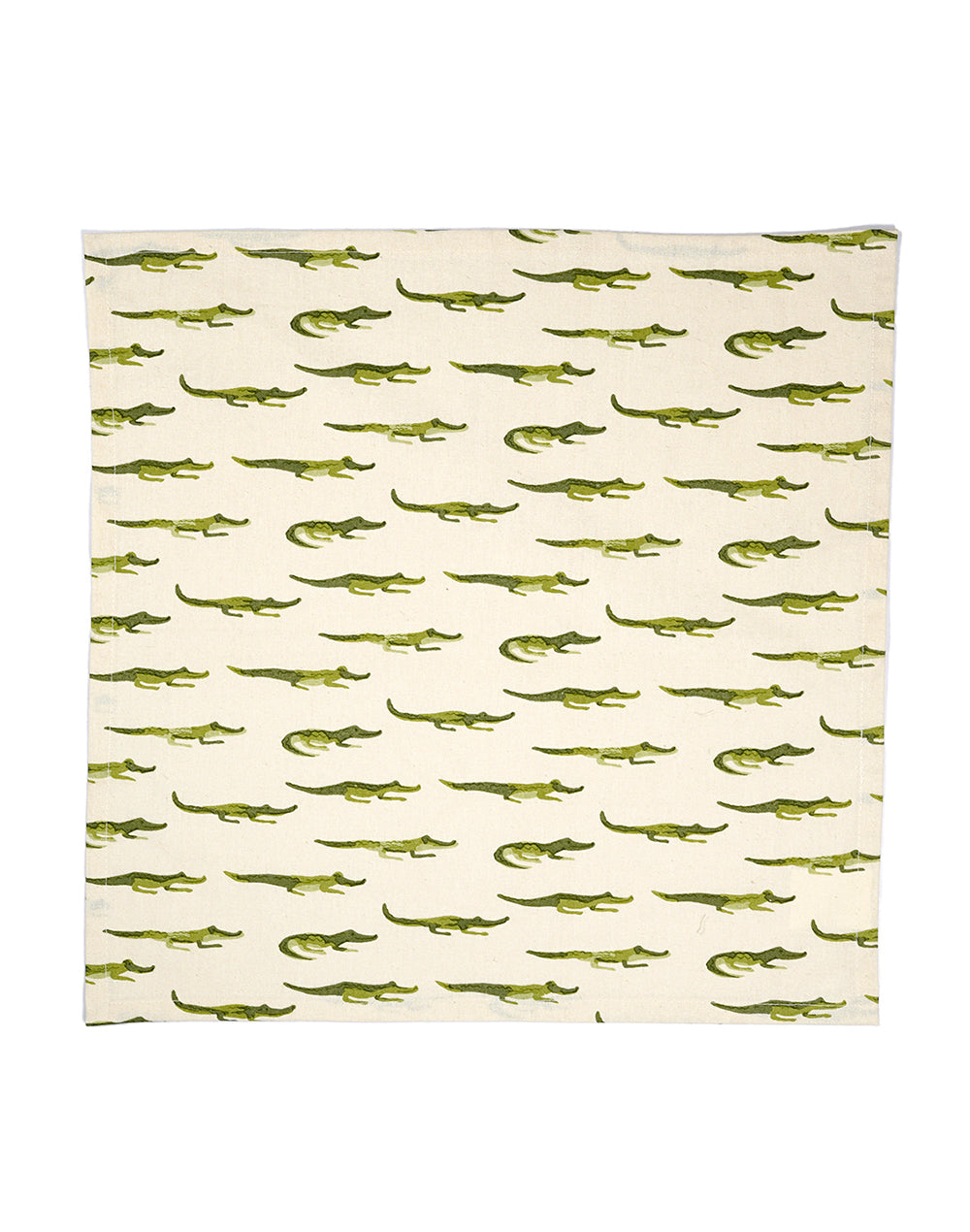 Set Of 6 - 16" Aligator Cotton Printed Napkin/ Kids Napkin/ Small Napkin