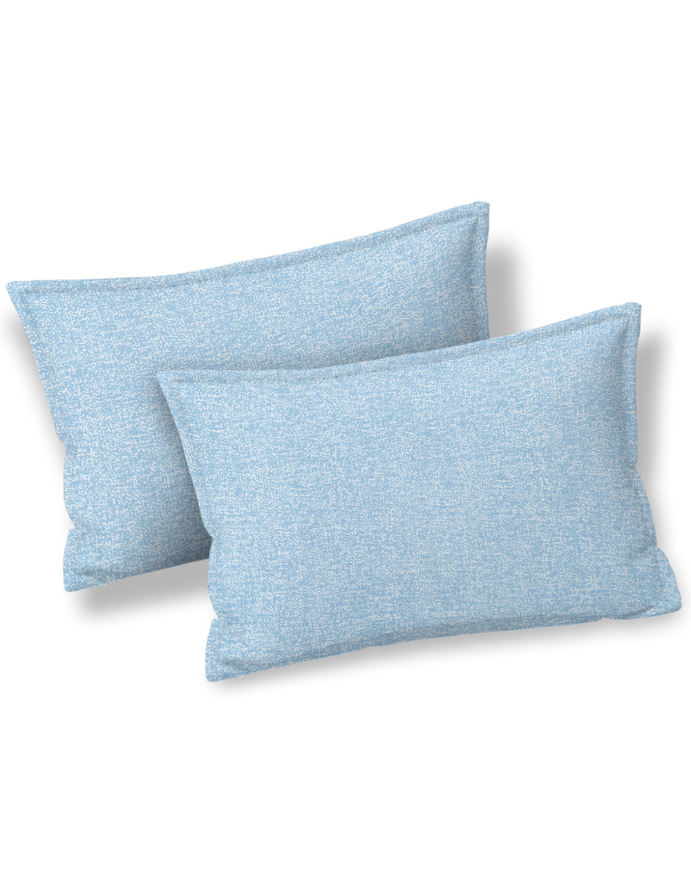 King Size- Ikat Print Cotton Bedsheet Set with 2 Pillow Covers