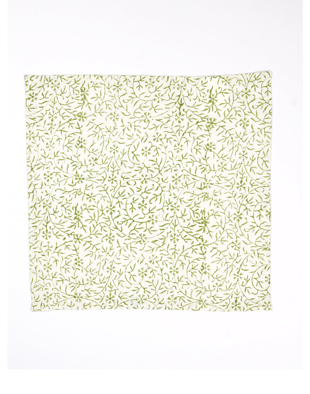 Set Of 6 - 10" Printed Cotton Napkins/ Small Napkins