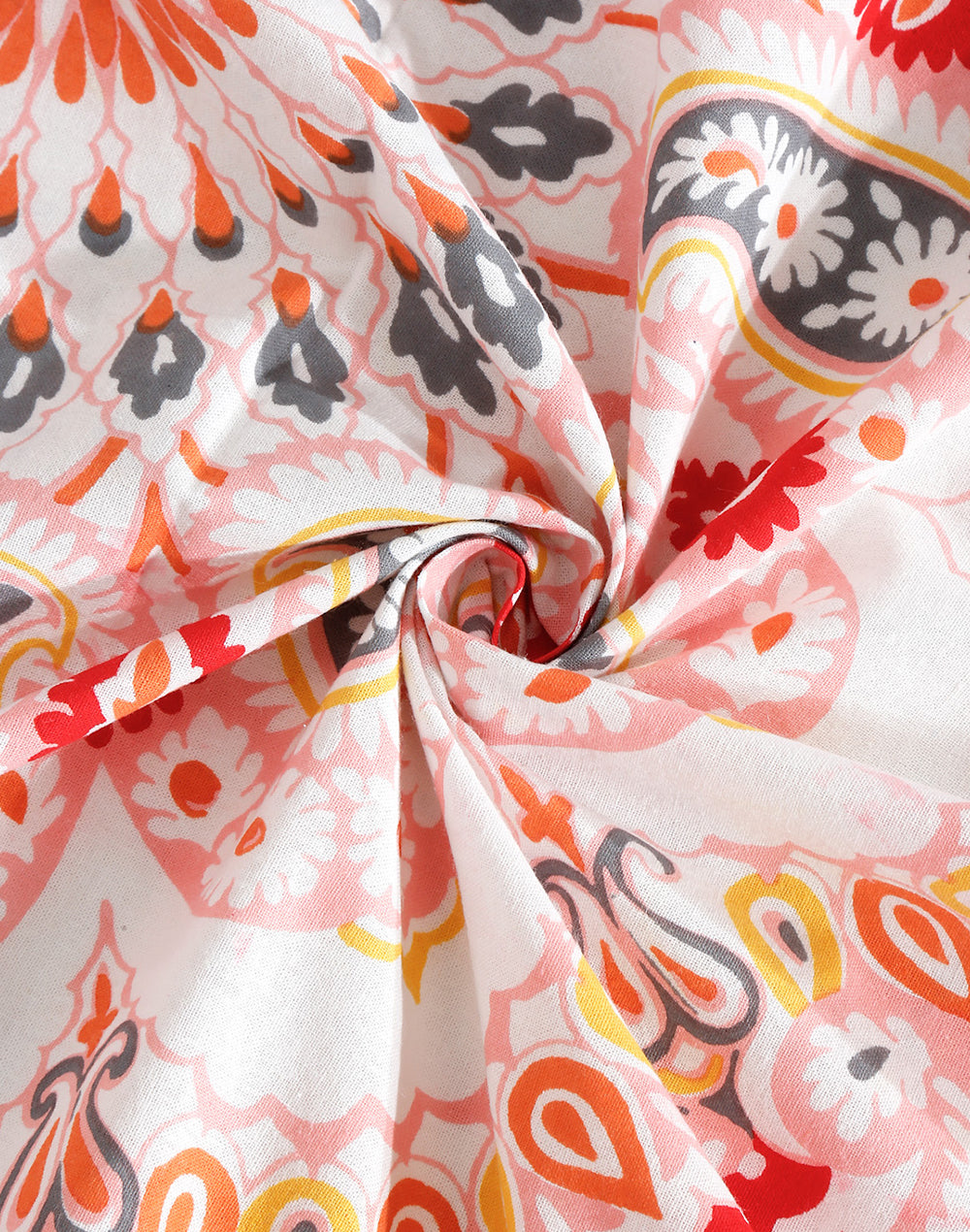 Bold Floral Bedsheet with Pillow Cover