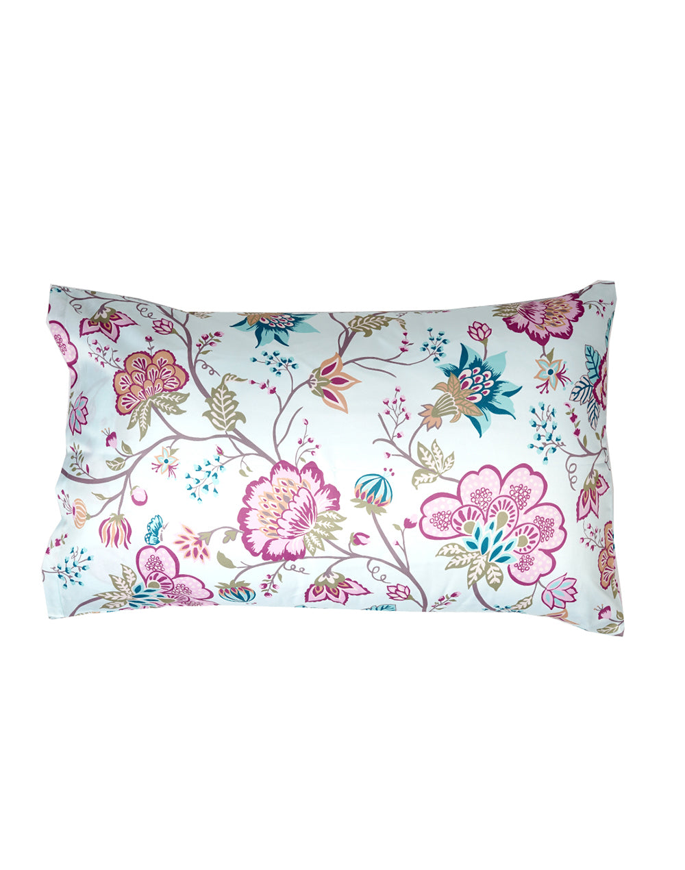 Multicolor Floral Bedsheet Set with Pillow Cover