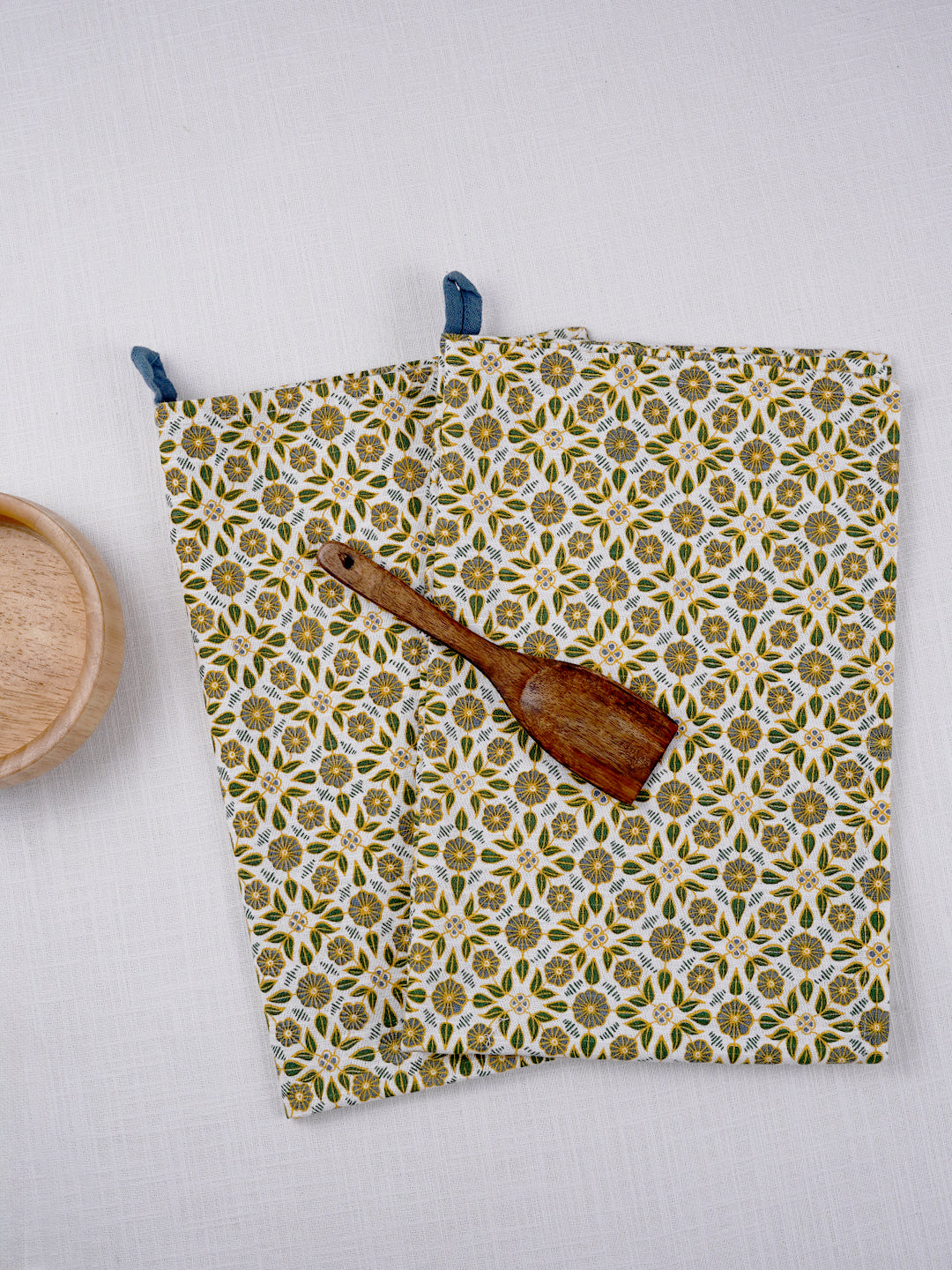 Set of 2 - Printed Cotton Kitchen Towel