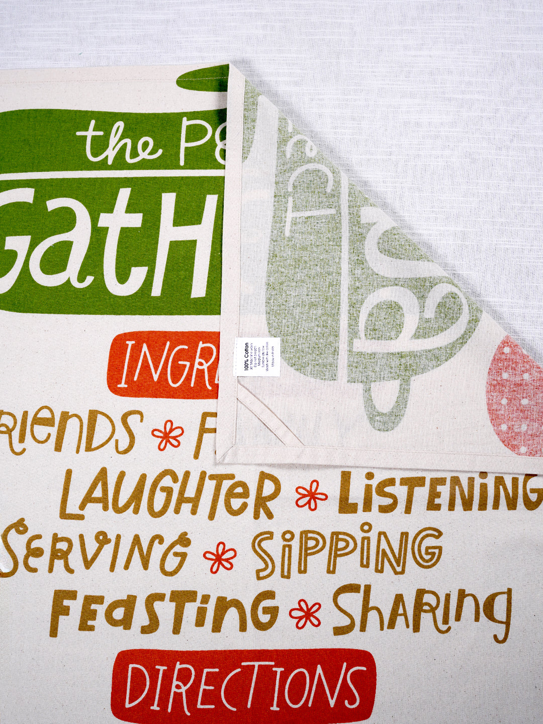 Set of 3 - Reuseable Cotton Kitchen Towel/ Tea Towel