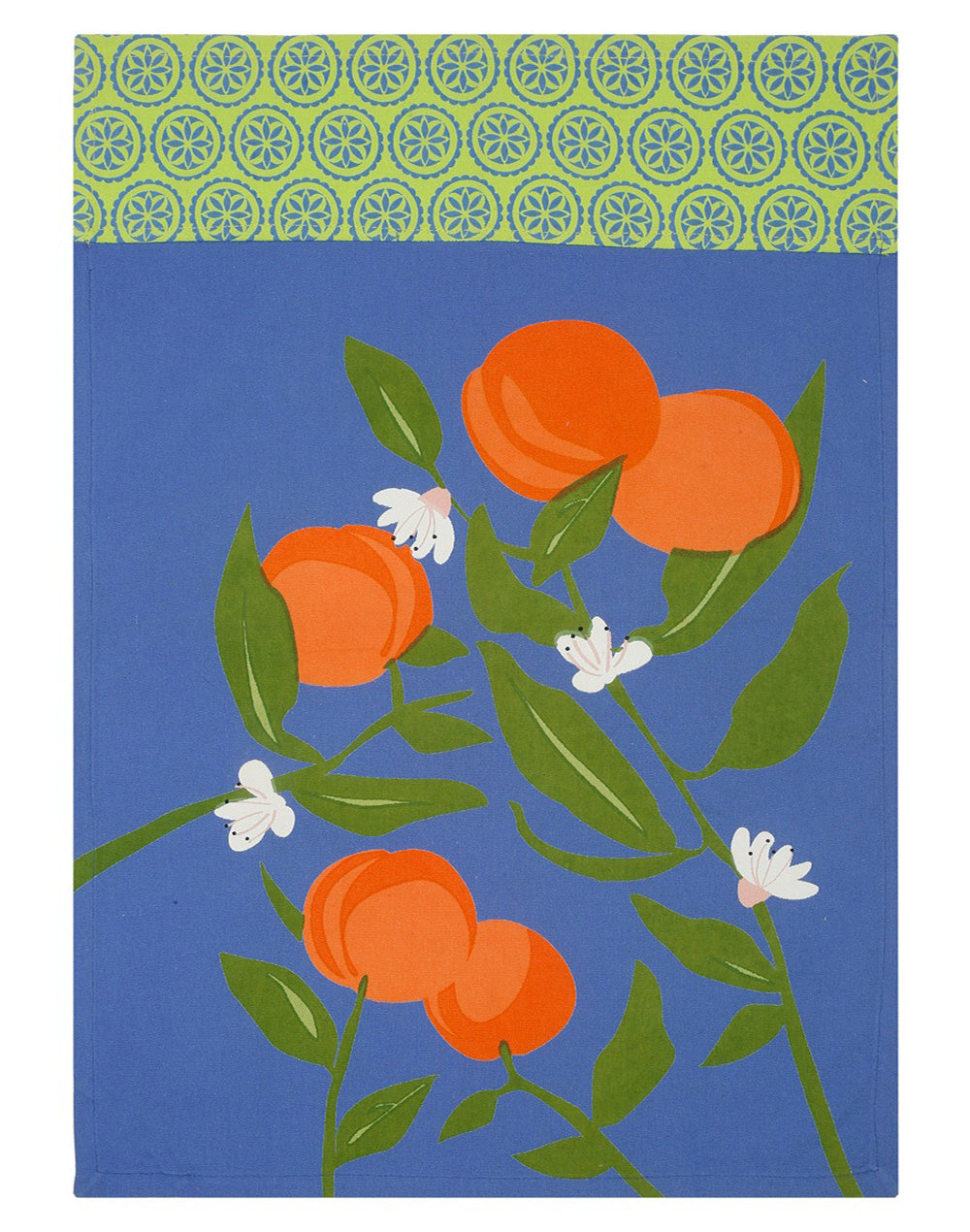Set of 4 - Blue Cotton Reusable Kitchen Towel