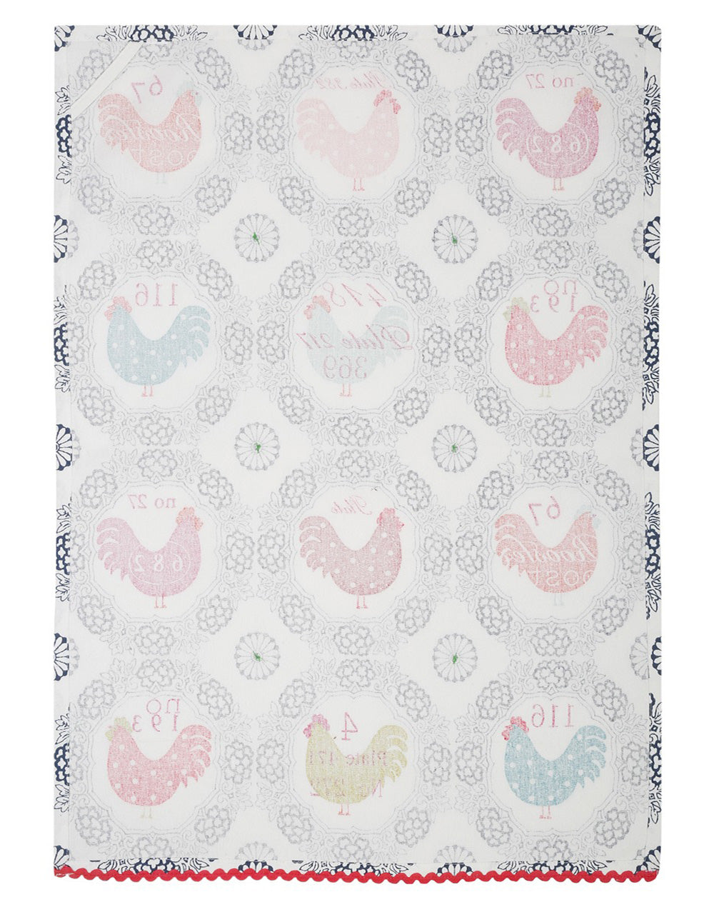Set of 4 - Multicolour Printed Cotton Kitchen Towel/ Dish Towel