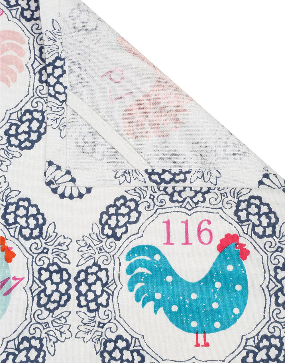 Set of 4 - Multicolour Printed Cotton Kitchen Towel/ Dish Towel