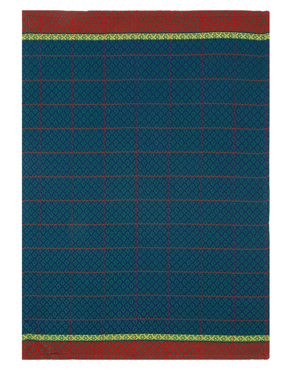 Set of 4 - Blue Printed Cotton Kitchen Towel/ Tea Towel
