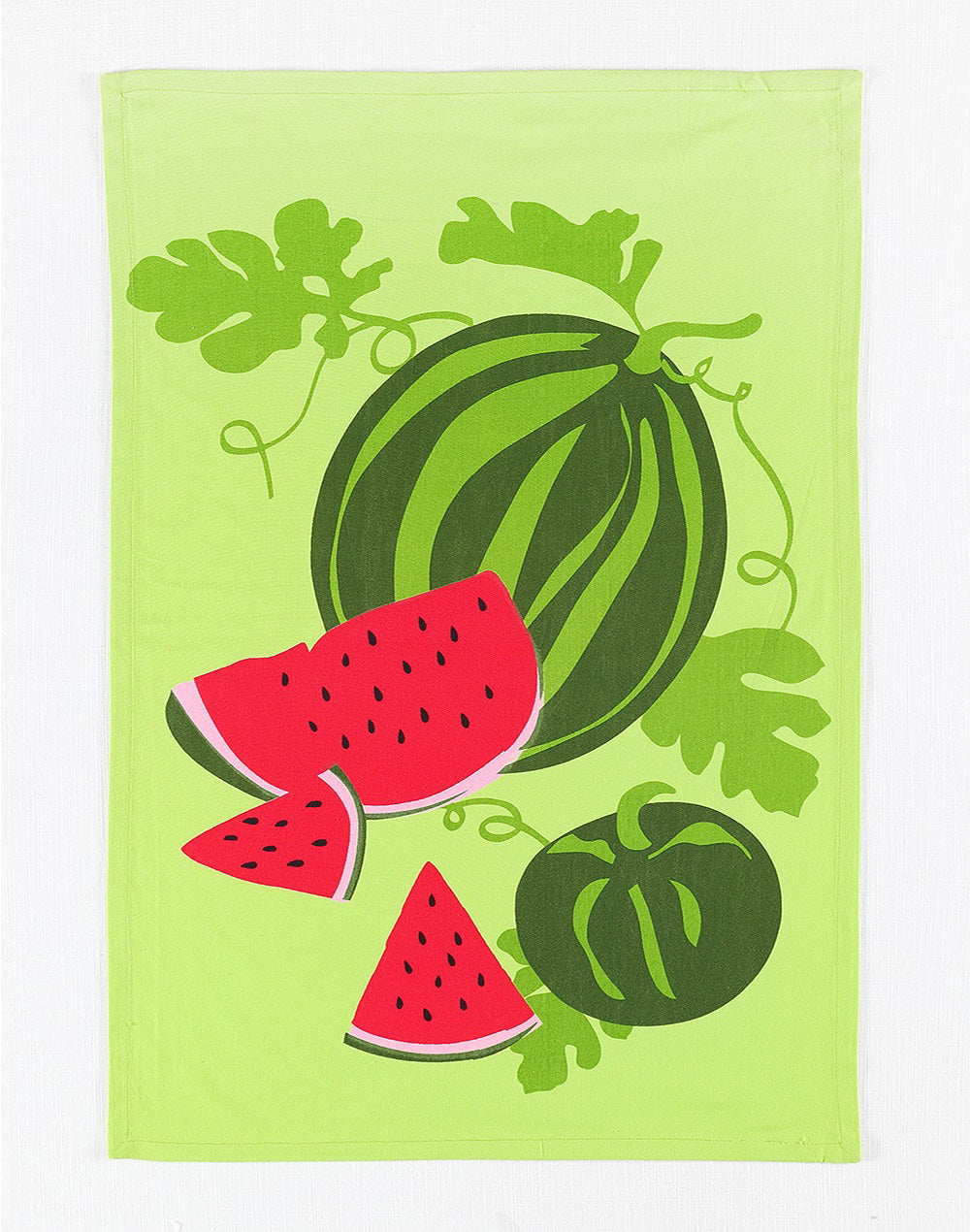 Set of 3 - Green Watermelon Kitchen Dish Towels