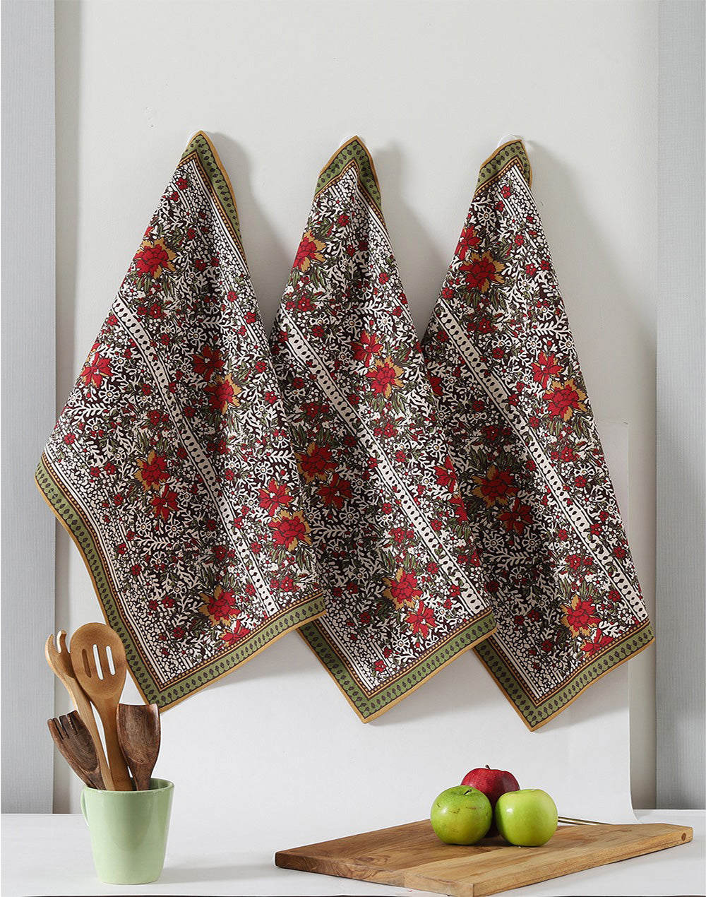 Set of 3 - Reusable Cotton Kitchen Towel
