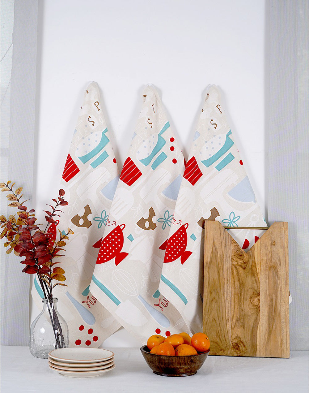 Set of 3 - Cotton Towel for Kitchen
