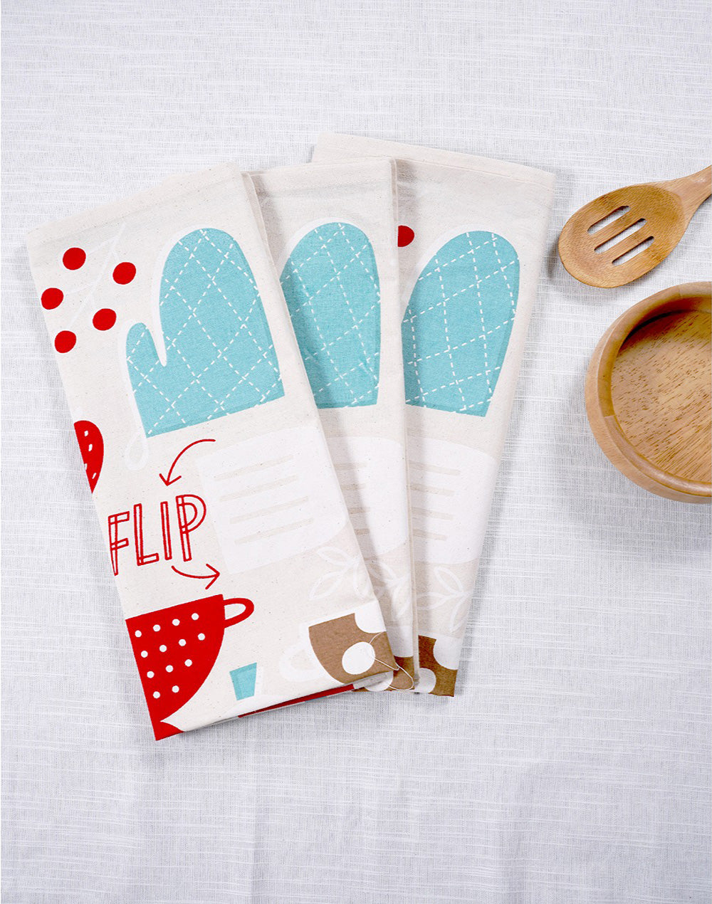 Set of 3 - Cotton Towel for Kitchen