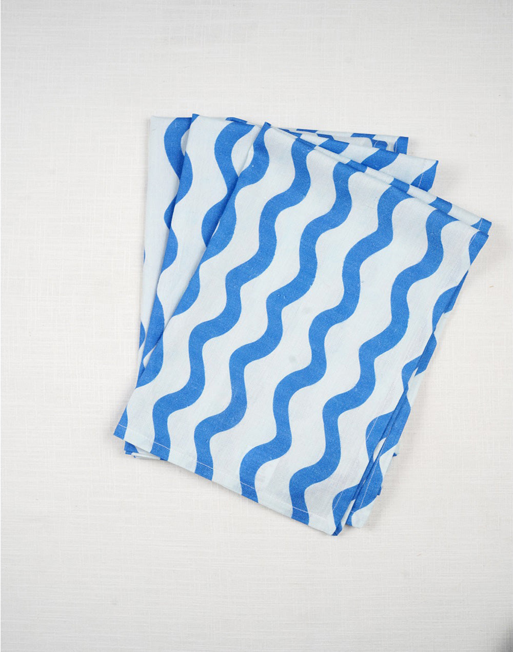 Set of 3 - Waves Cotton Kitchen Towel/ Tea Towel
