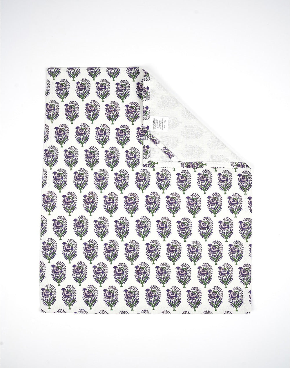 Set of 3 - White Boota Cotton Kitchen Towel/ Tea Towel