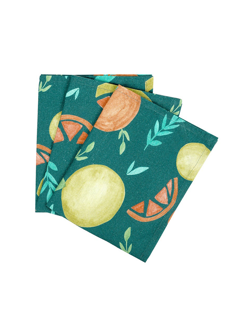 Set of 3 - Zesty Cotton Dark Color Kitchen Towel