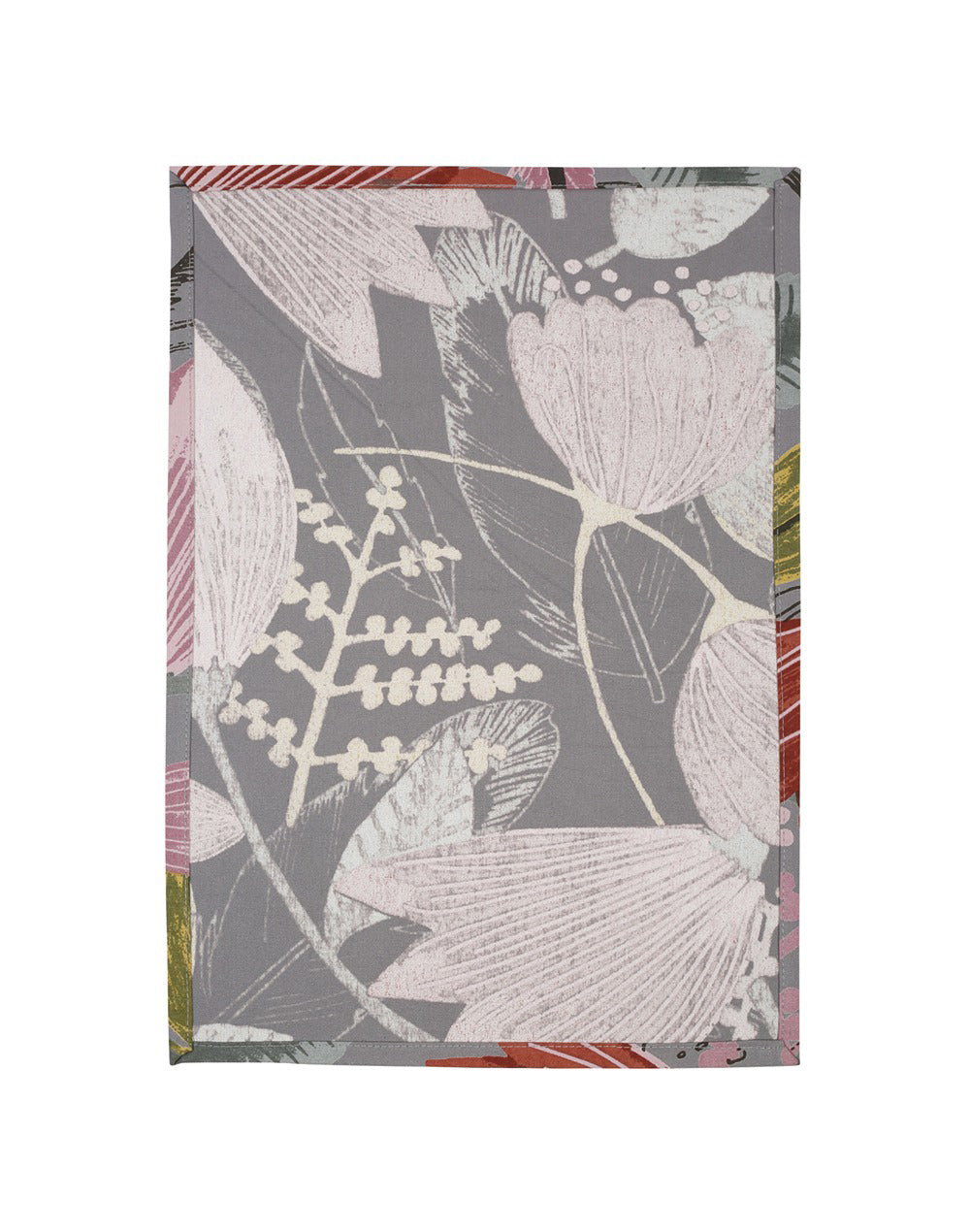 Set of 4- Grey Cotton Placemat For Dining Table