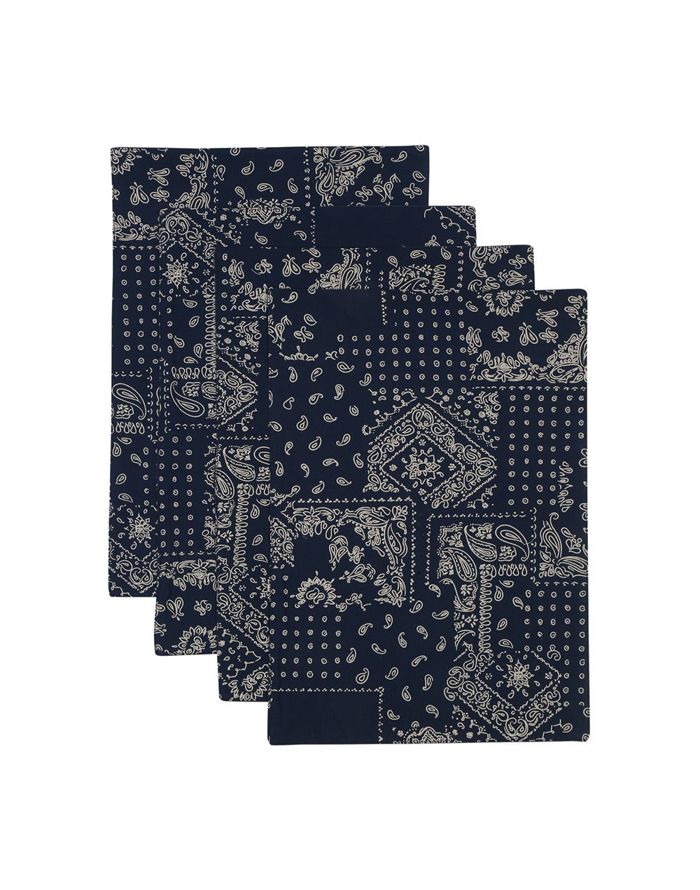 Set of 4 - Blue Cotton Placemat