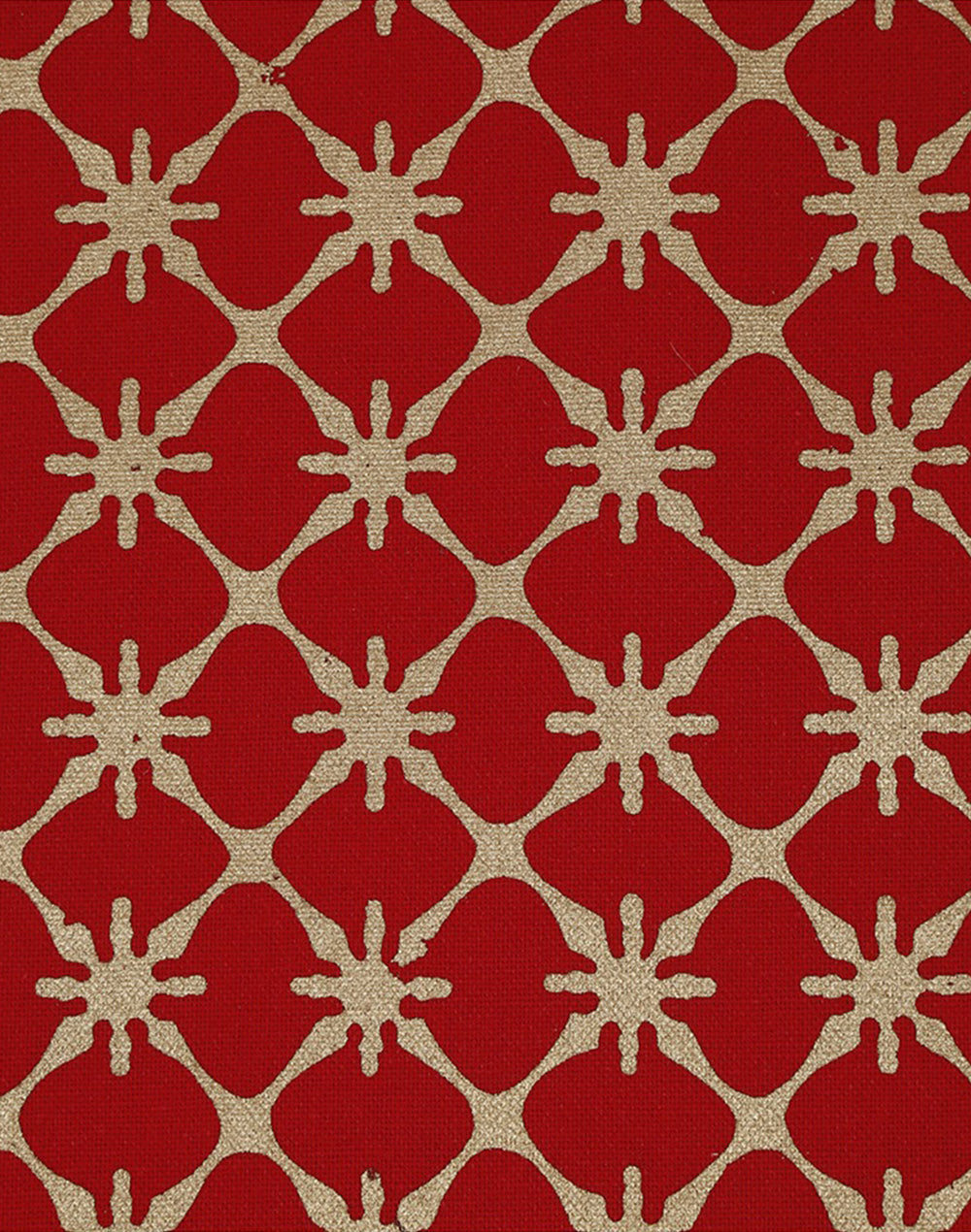 Set of 4 - Decorative Red Table Mats