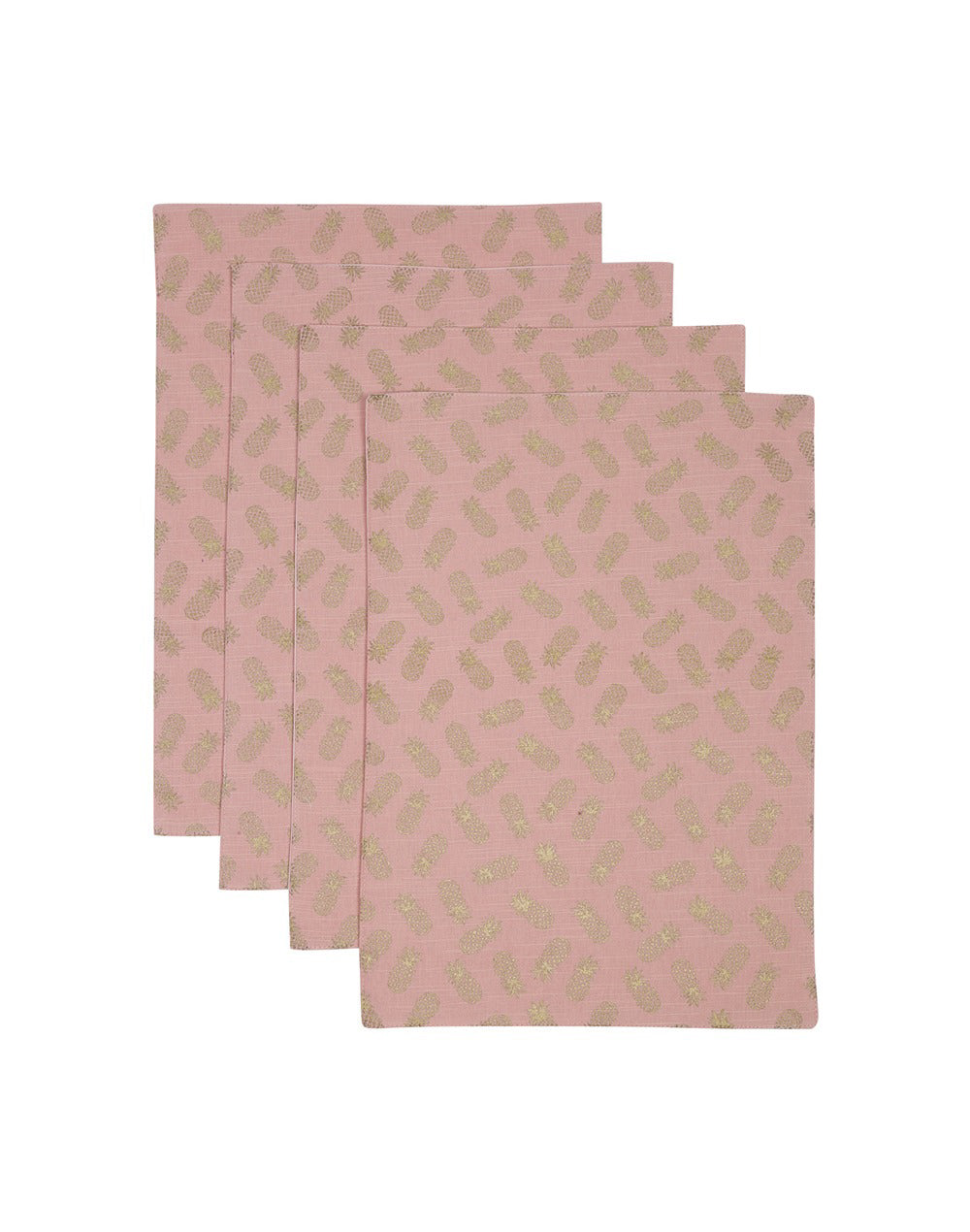 Set of 4 - Pineapple Cotton Placemat