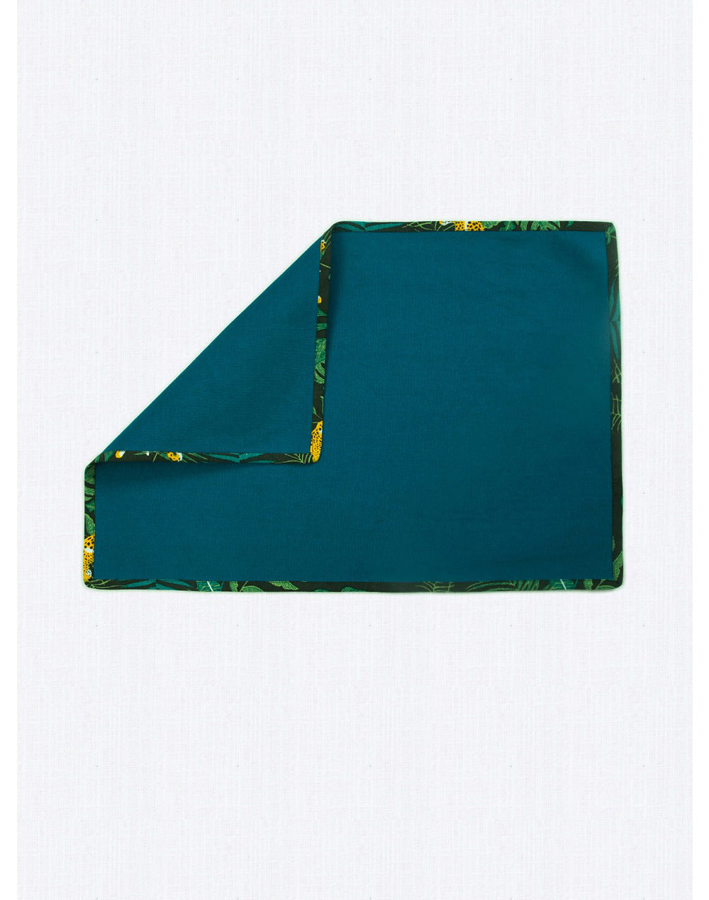 Set of 4- Blue Cotton Solid Placemat