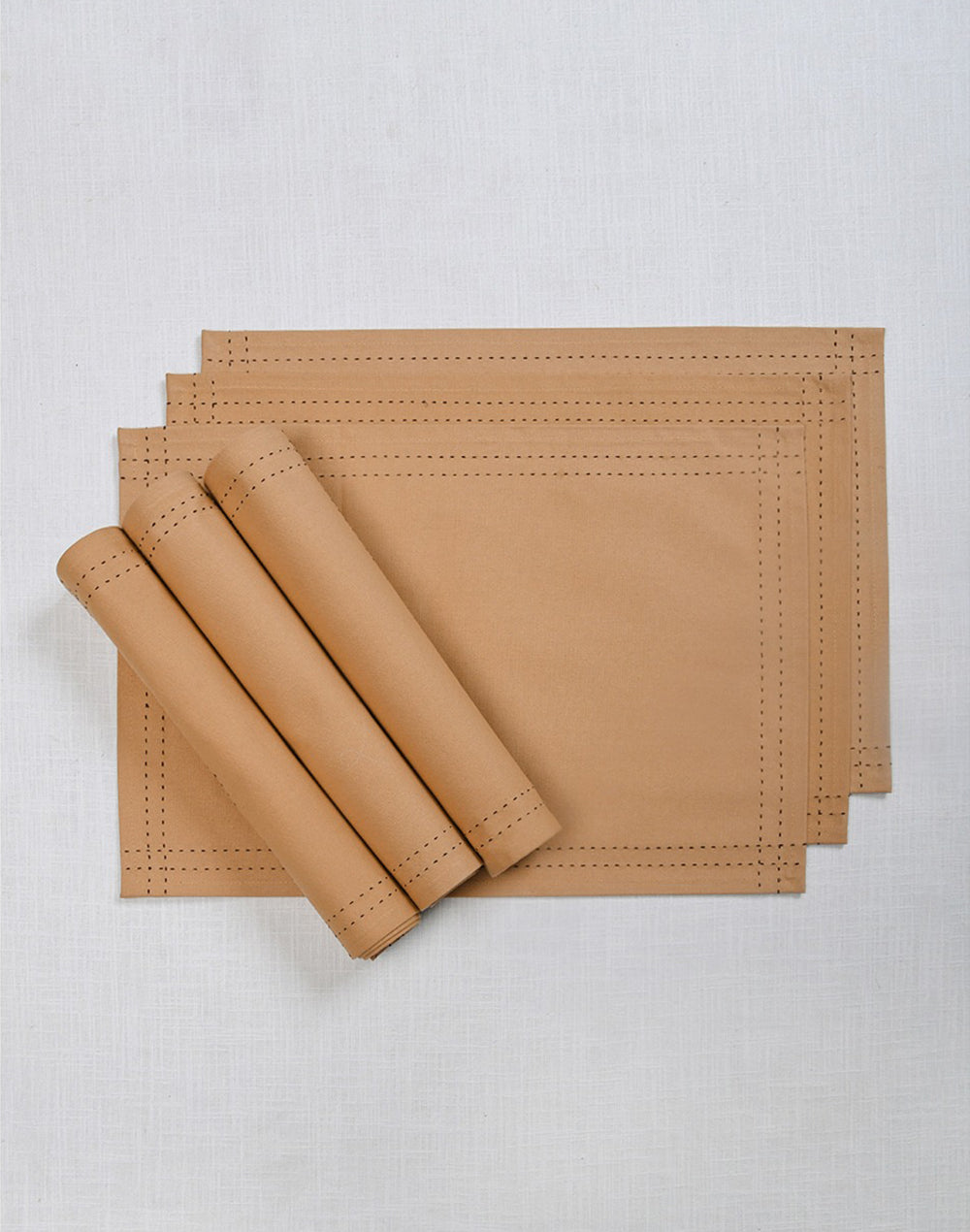 Set of 6- Cotton Placemant With Embroidery