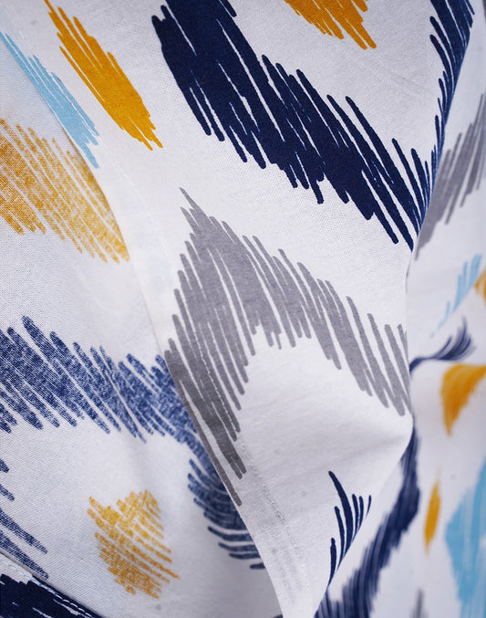 Multicolor Cotton 4 Seater Table Cover