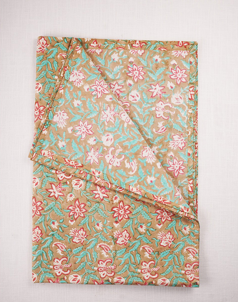 Garden Glory Cotton Floral Table Cover