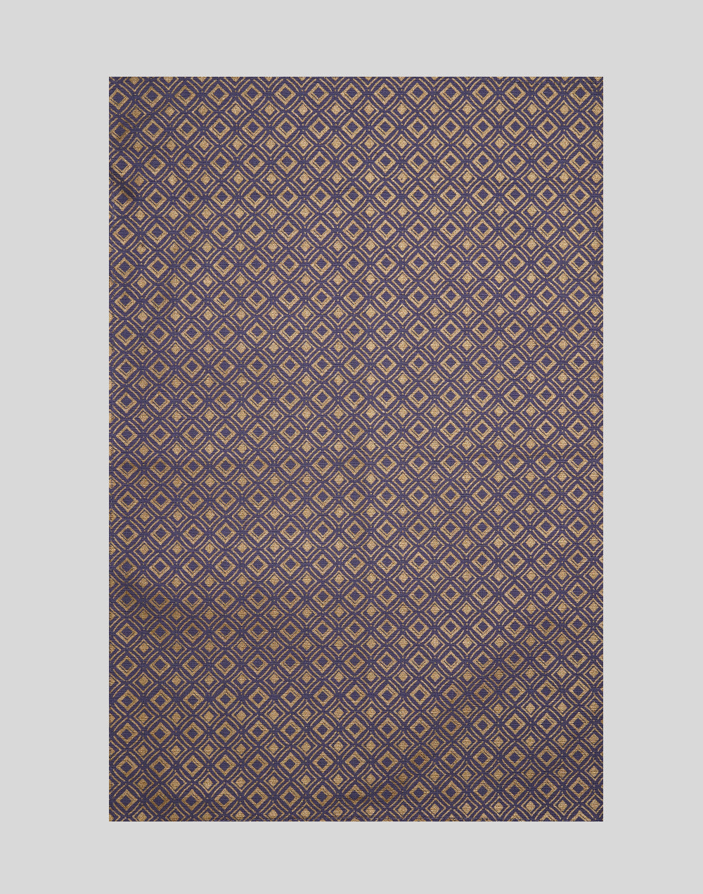 Set of 6- Purple cotton printed table mat