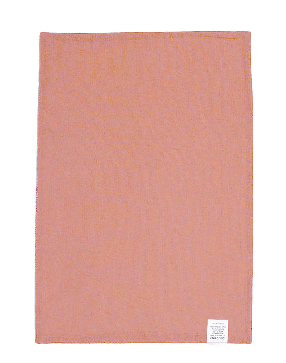 Set of 4- Orange Printed Cotton Placemat