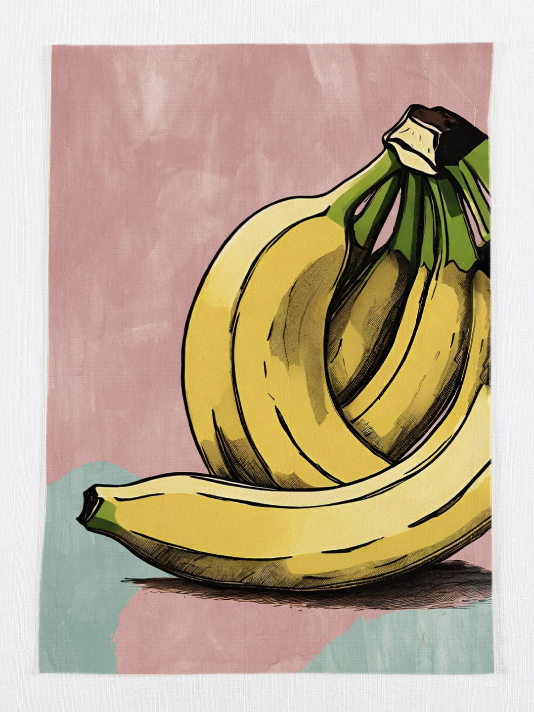 Set of 3- Banana Print Multicolor Cotton Kitchen Towel / Tea Towel