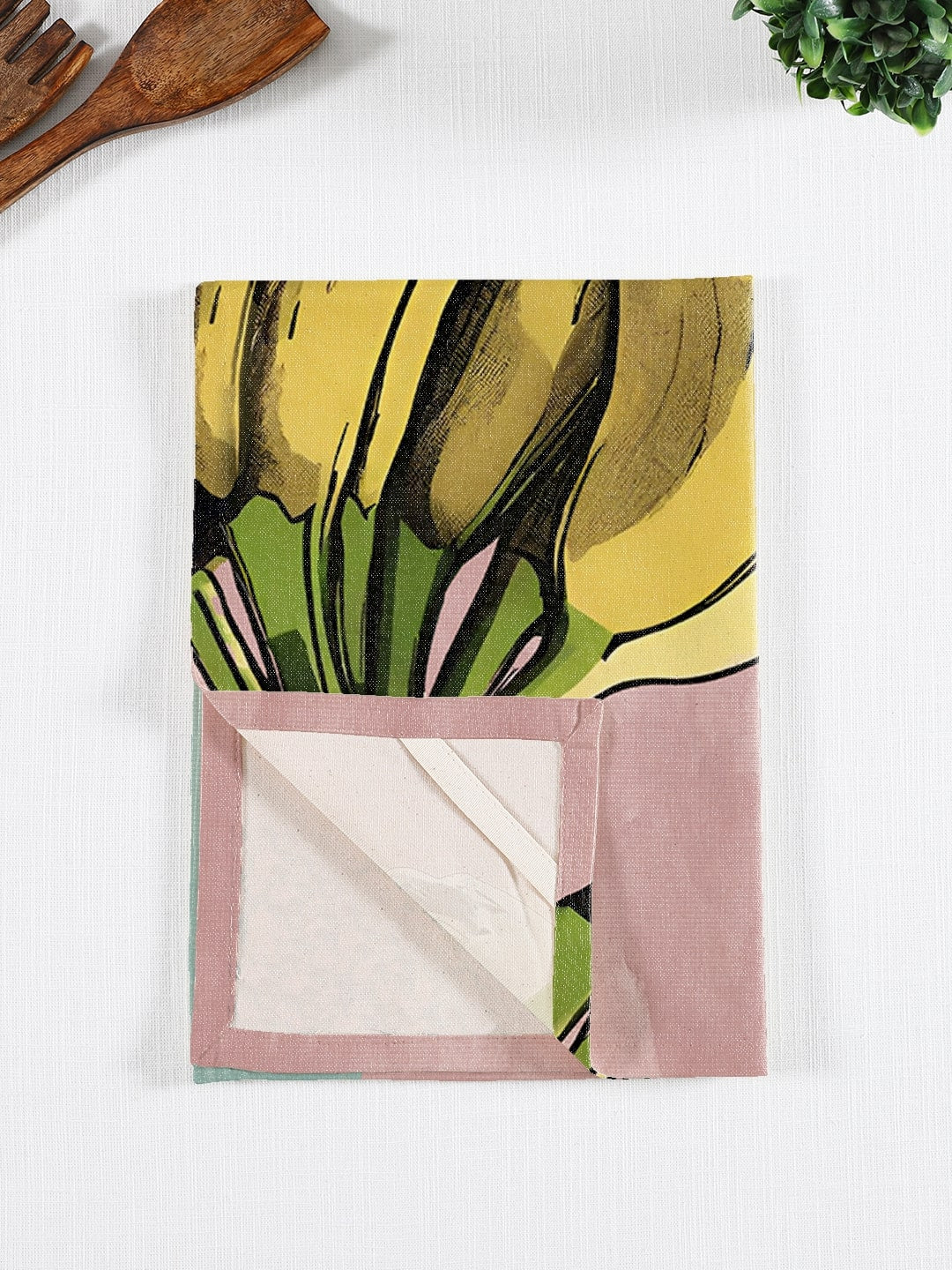 Set of 3- Banana Print Multicolor Cotton Kitchen Towel / Tea Towel