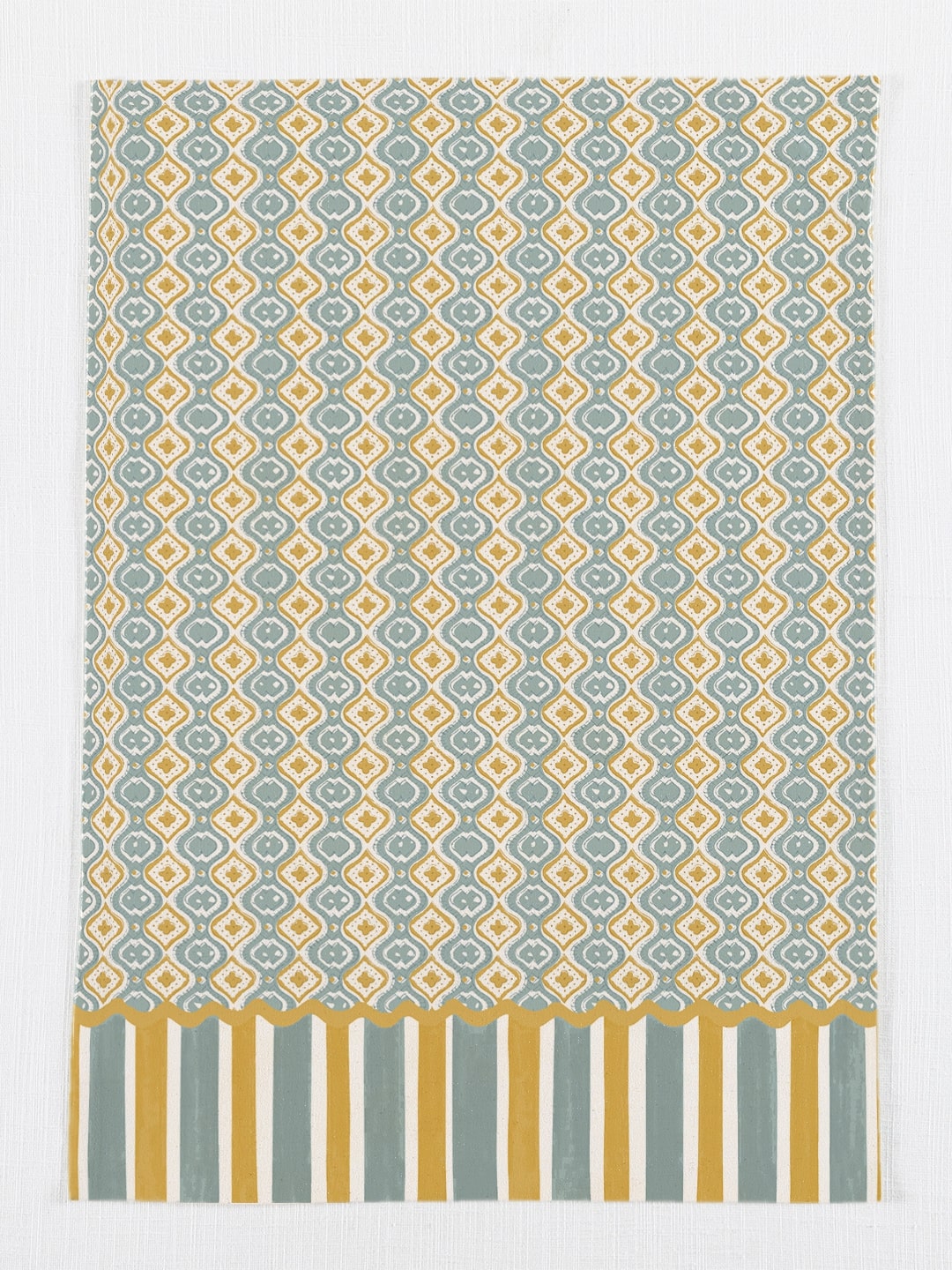 Set of 3 - Orange Geometric Multipurpose Kitchen Towel