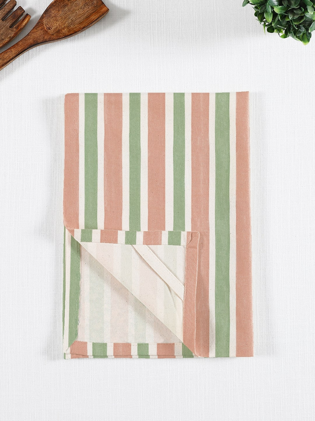 Set of 3 - Orange Floral Multipurpose Tea Towel/ Kitchen Towel