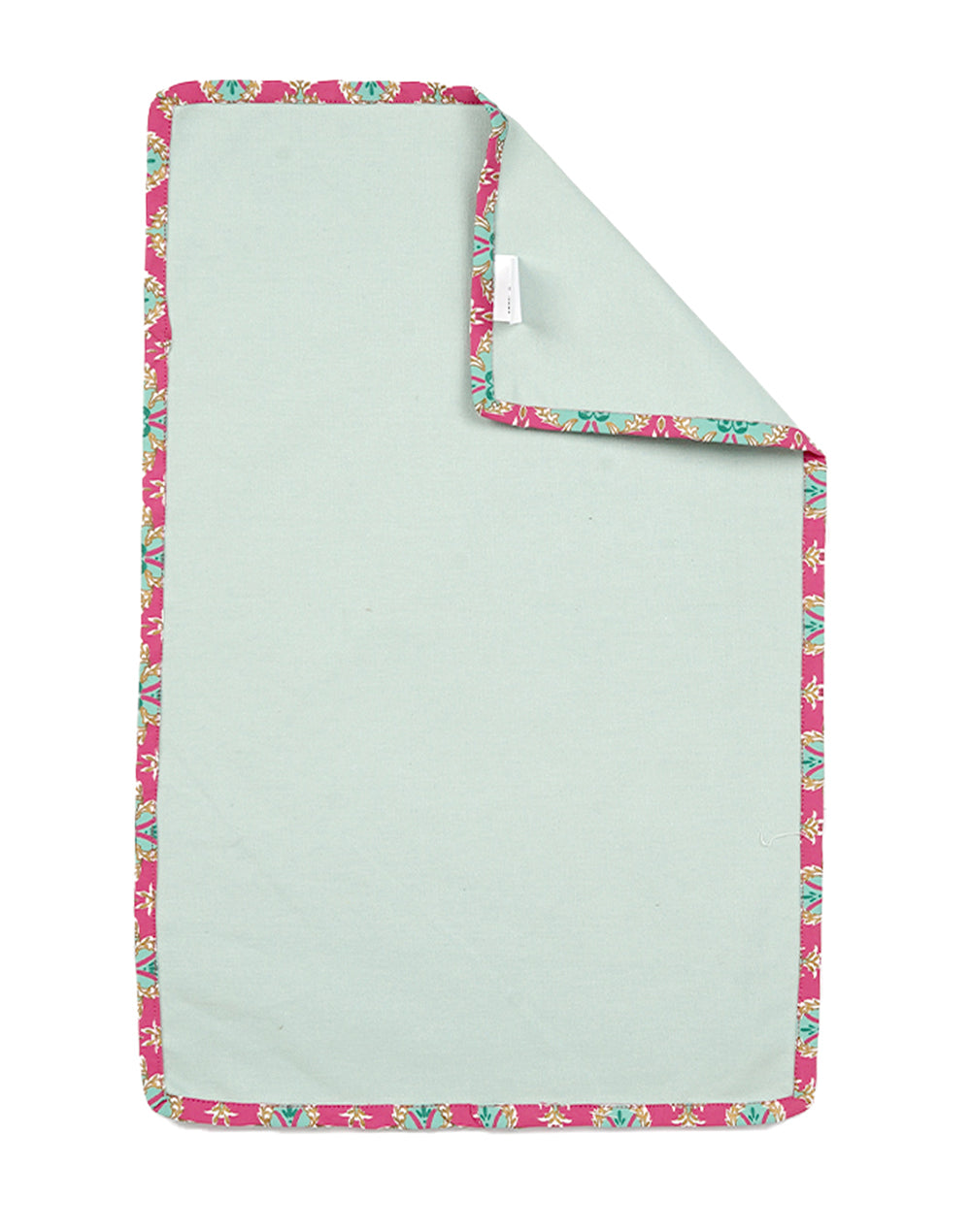Set of 4 - Blue With Contrast Piping Stylish Placemat Set