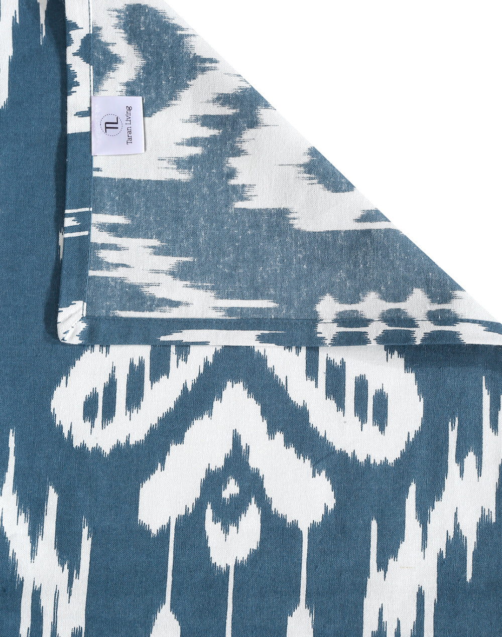 Queen Size - Blue Cotton Bedsheet Set With 2 Pillow Covers