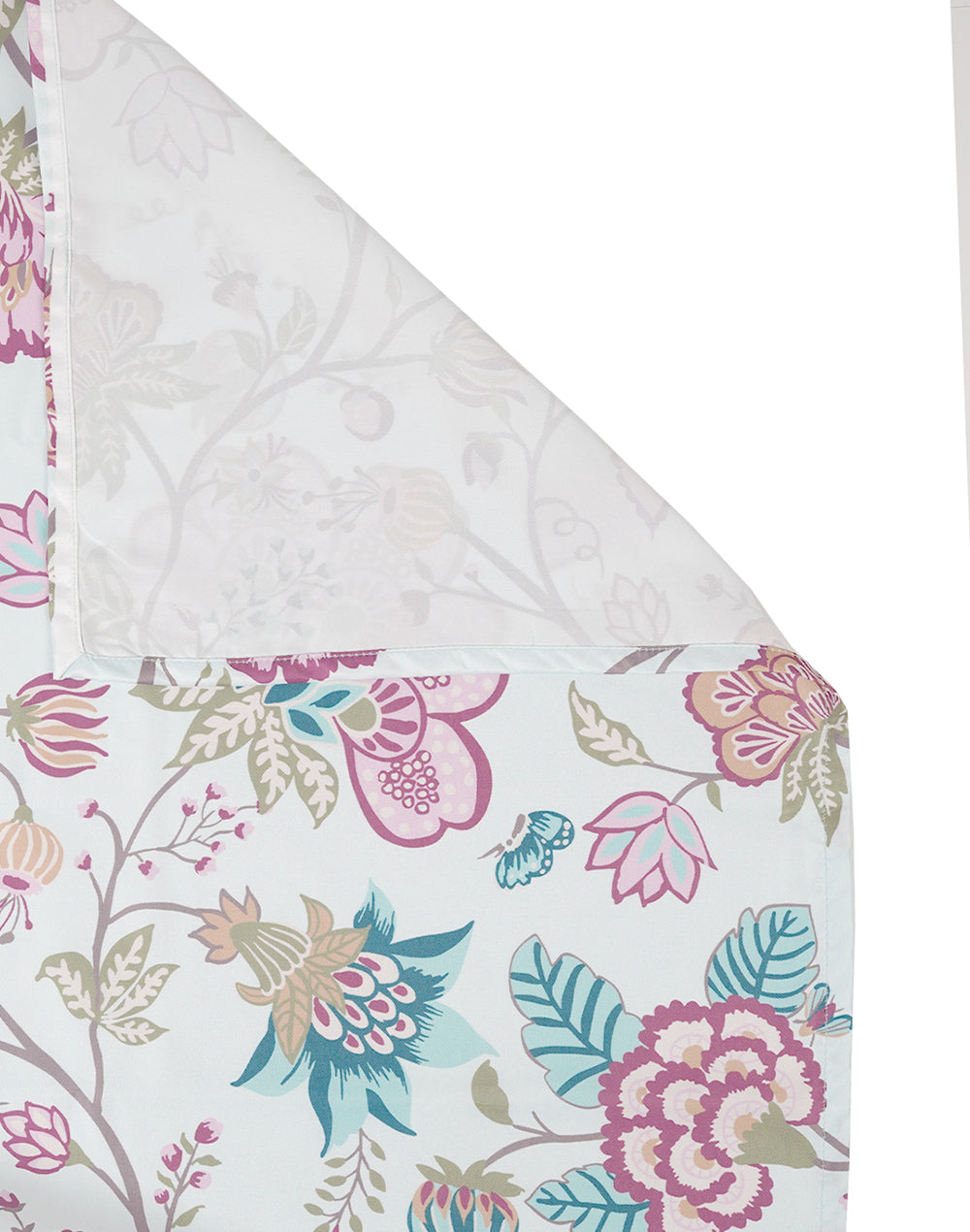 Multicolor Floral Bedsheet Set with Pillow Cover