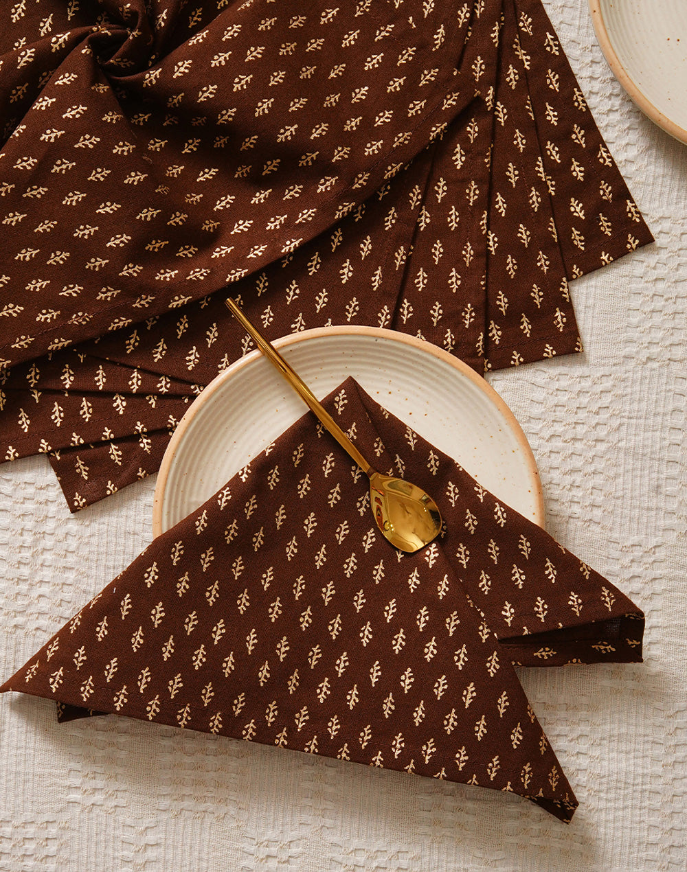 Set Of 6 - 12" Cocktail Napkins For Diwali / Rakhi / Housewarming