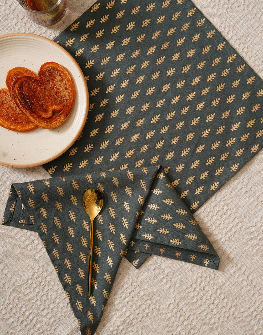 Set Of 6 - 12" Cocktail Napkins For Diwali / Rakhi / Housewarming / Gifting