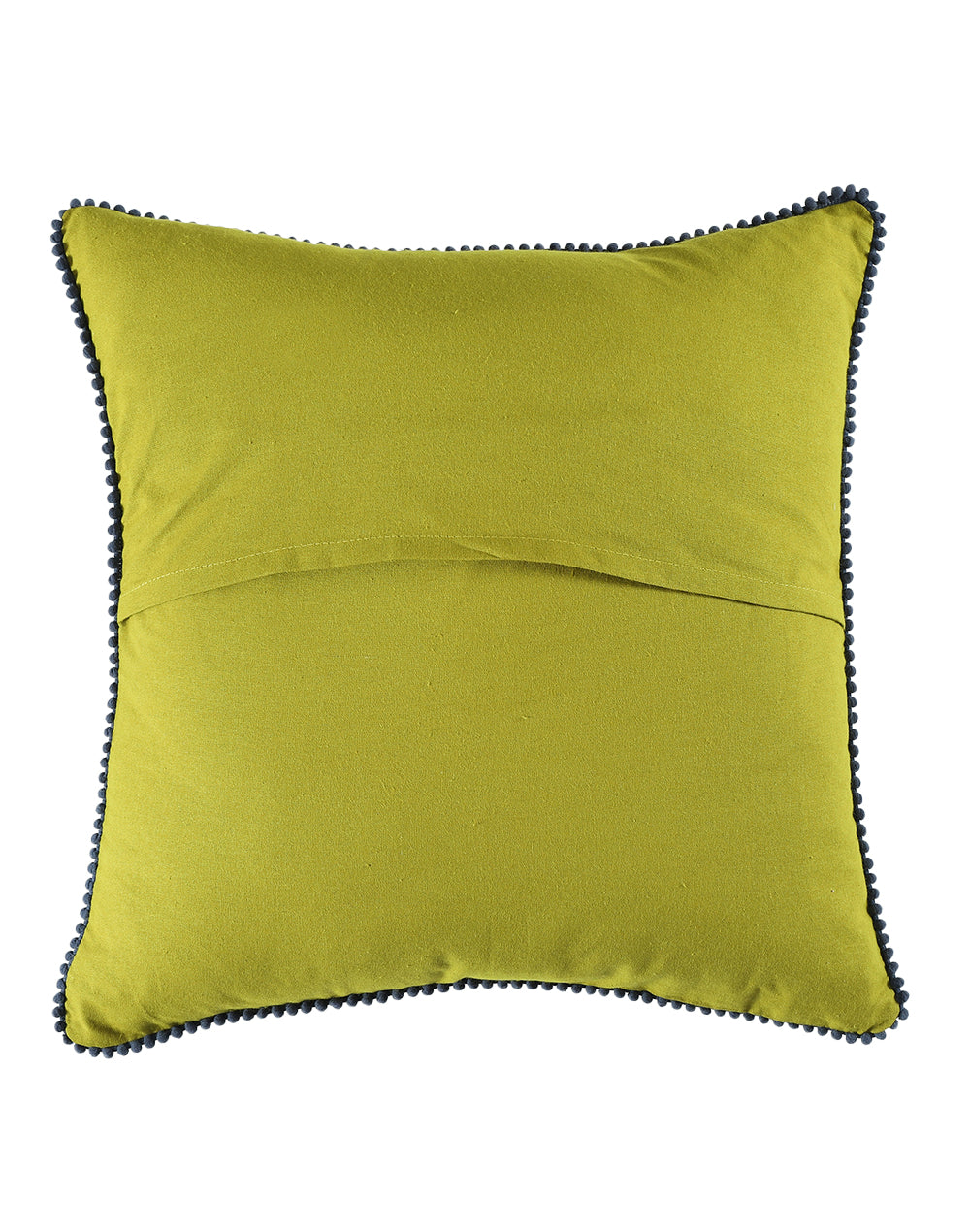 Set of 2 - Birds Of Paradise Green Cotton Cushion Cover - 16"x16"