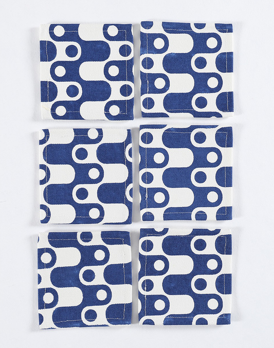 Set of 6 Abstract Coasters