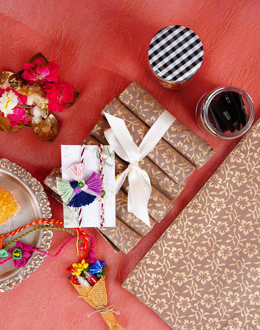 Rakhi Gift Set with Table Runner & Napkins