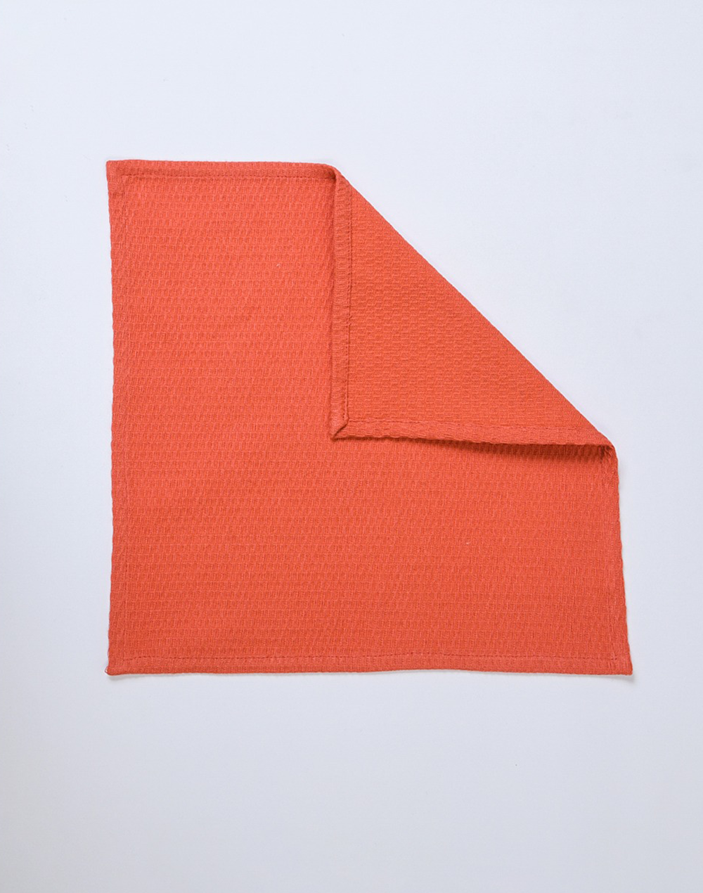 Peach Waffle Face Towel