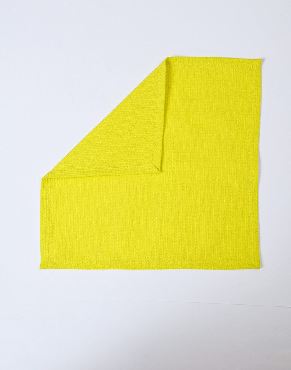 Blue & Yellow Waffle Face Towels