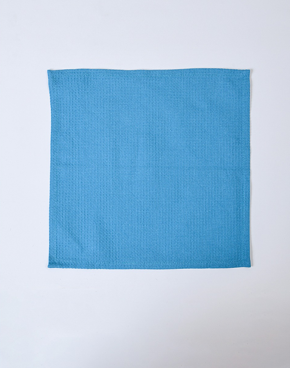 Blue & Yellow Waffle Face Towels