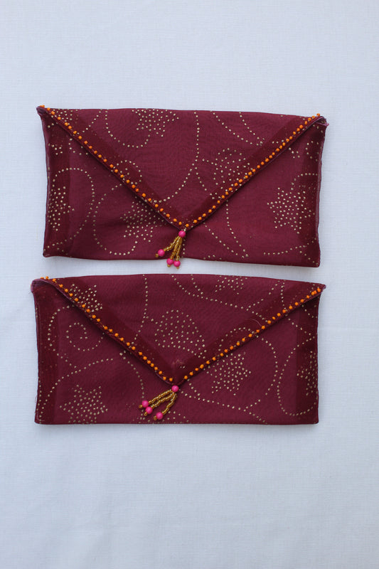 Fabric Shagun Money Envelopes - Set of 2
