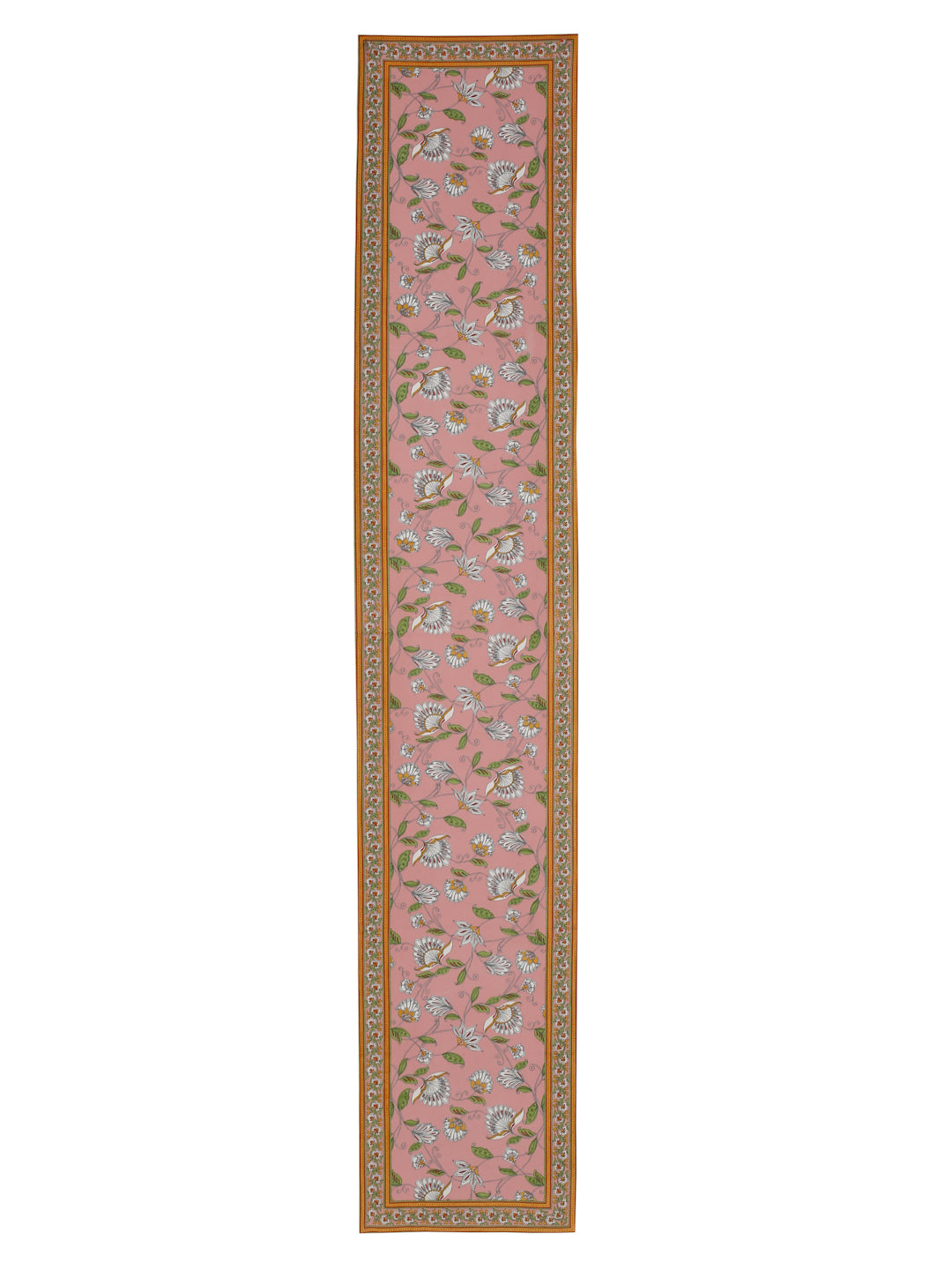 Pink Floral Decorative Table Runner
