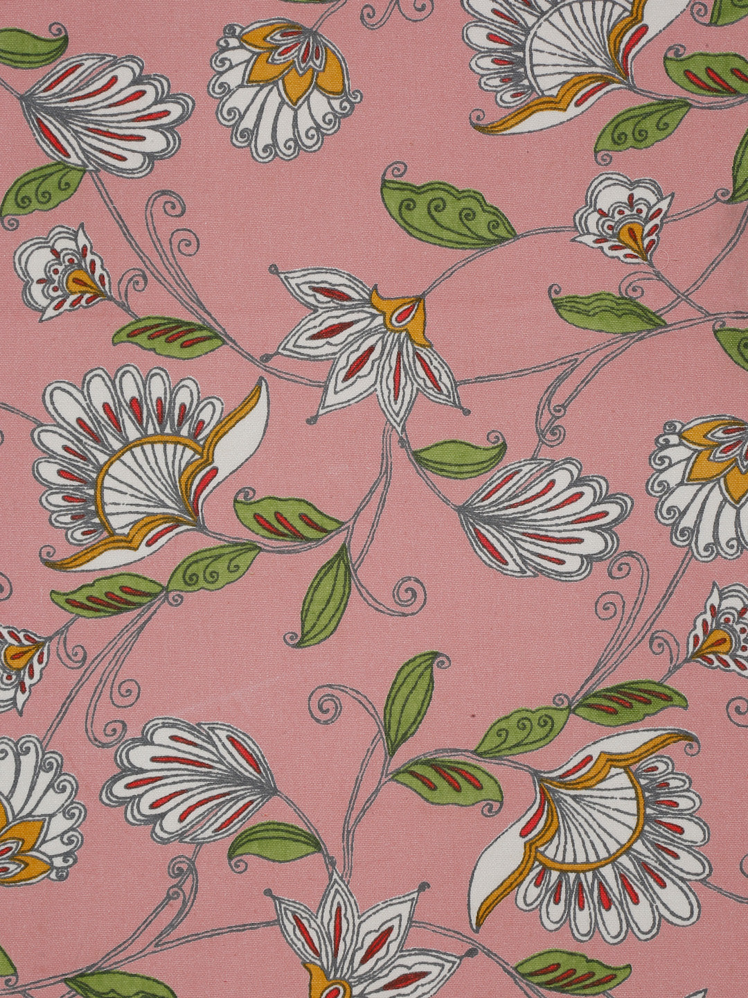 Pink Floral Decorative Table Runner